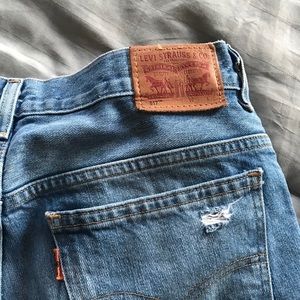 Levi’s 517 Mind Eraser Bootcut Cropped Orange Tab